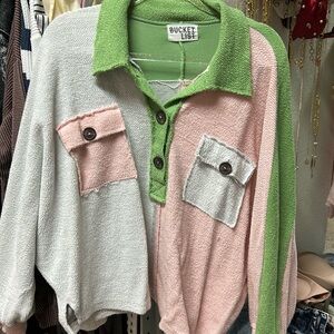 Bucket List oversized top. Worn once. Perfect condition. Smoke free home